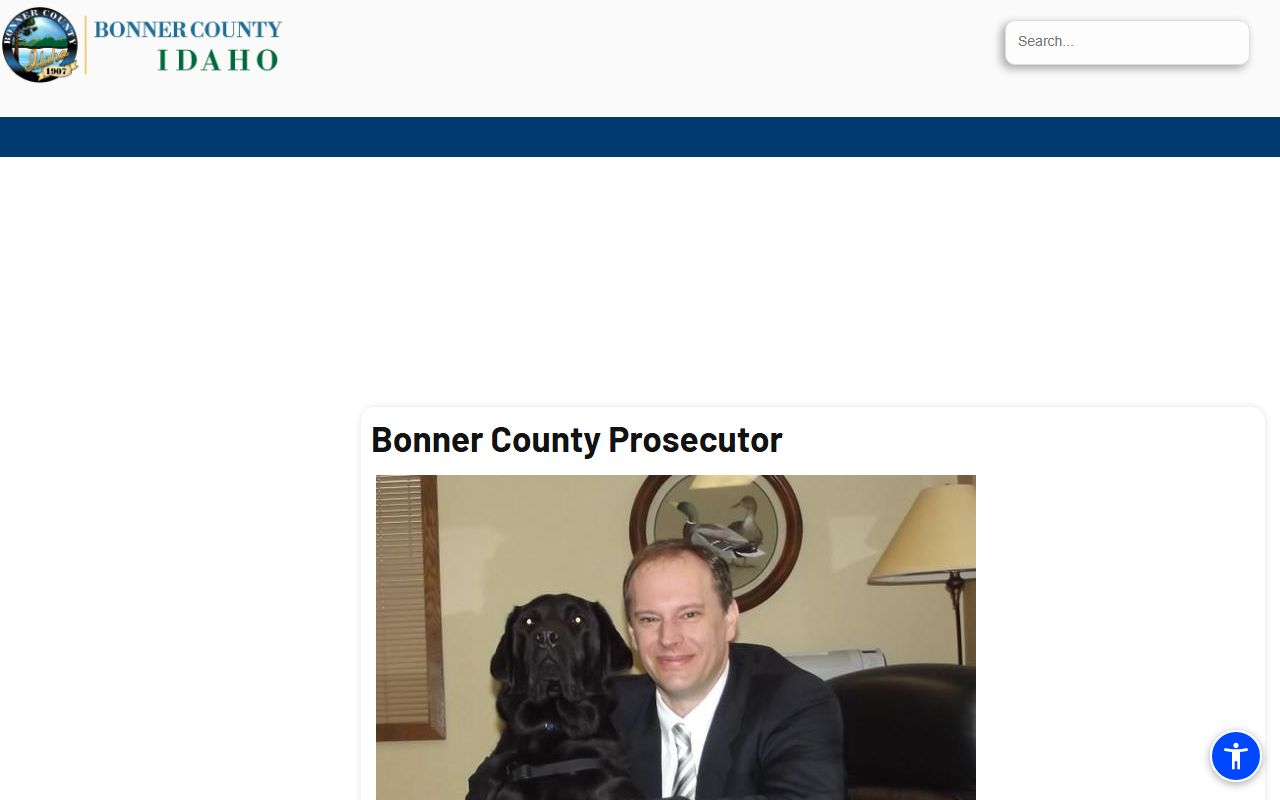 Bonner County criminal court records prosecutor office page