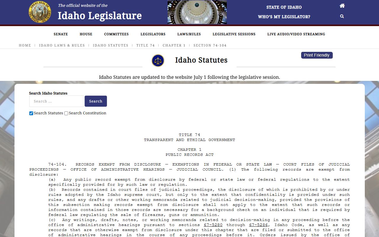 Bonner County warrant records Idaho public records timing